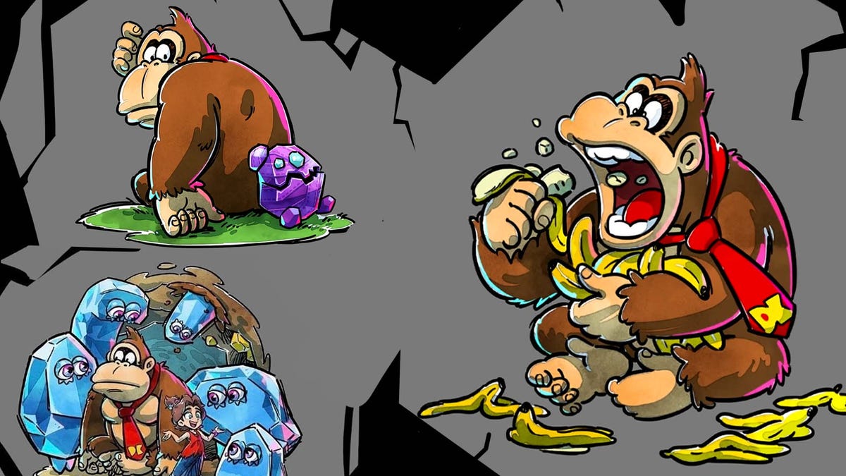 Donkey Kong Bananza’s Loading Screen Artwork Is So Damn Good Donkey Kong Bananza's Loading Screen Artwork Is So Damn Good