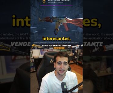 Consiguió un STICKER de $30K en DIRECTO! 🤯 #cs2 #csgo #gaming