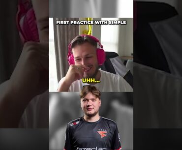 First Practice With S1mple Went WRONG  #cs2 #csgo #jlcs2 #counterstrike #jlnavi #gaming #s1mple