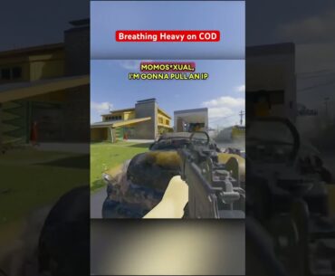 Breathing heavy in a COD lobby #shorts #callofduty #texplays #trolling