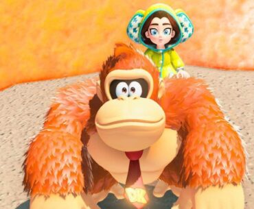 Random: DK's Fur Gets Brighter In Bananza When He's Powered Up