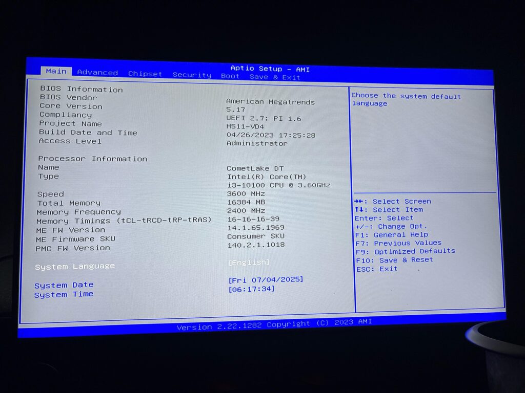 Bios messed up