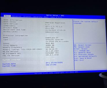 Bios messed up