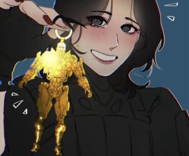 V with her favourite collectables <3 (OC)