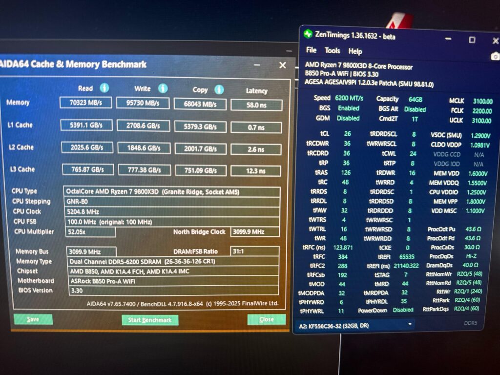 Getting 6200cl26 and fclk2200 stable?