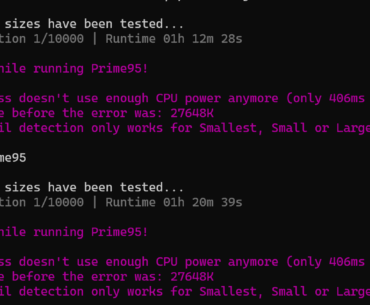 Is this an actual error due to the undervolt or just unlucky?