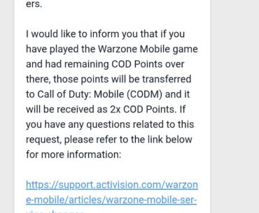 For the people waiting free CP, it's not FREE it's compensation of WZM