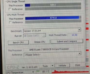 What's your CPU Z 9800x3d score bios all defalut?