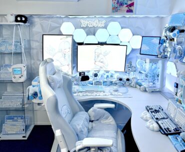 My blue and white setup
