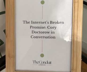 Cory Doctorow in London