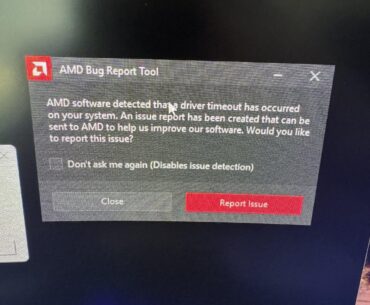 Anyone know why my 9070 xt is spitting out this error code when trying to play nba 2k25?