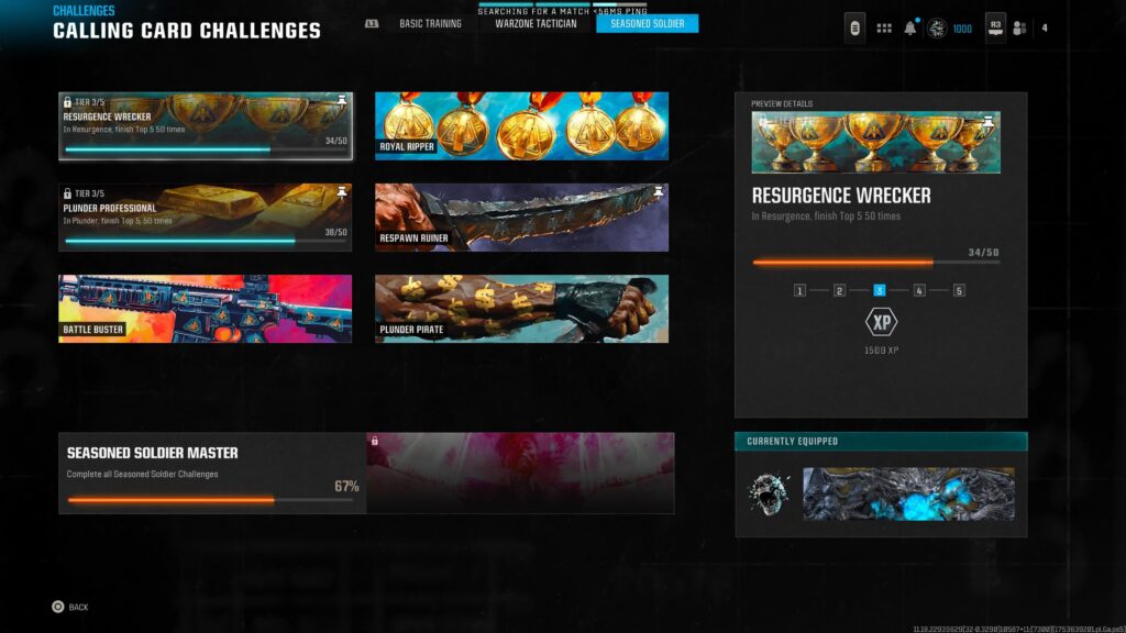 Challenge not tracking