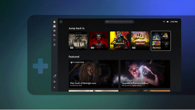 A look at the new Jump Back in and Play History tiles added to the Xbox app.