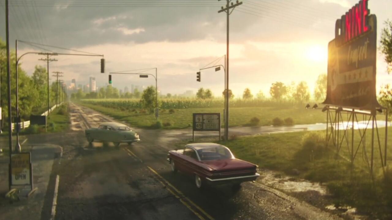 A cutscene during Edge of Fate's campaign shows a distant city that's also the location of the Department of External Observation. Based on the landscape and the highway sign, it could be Chicago.