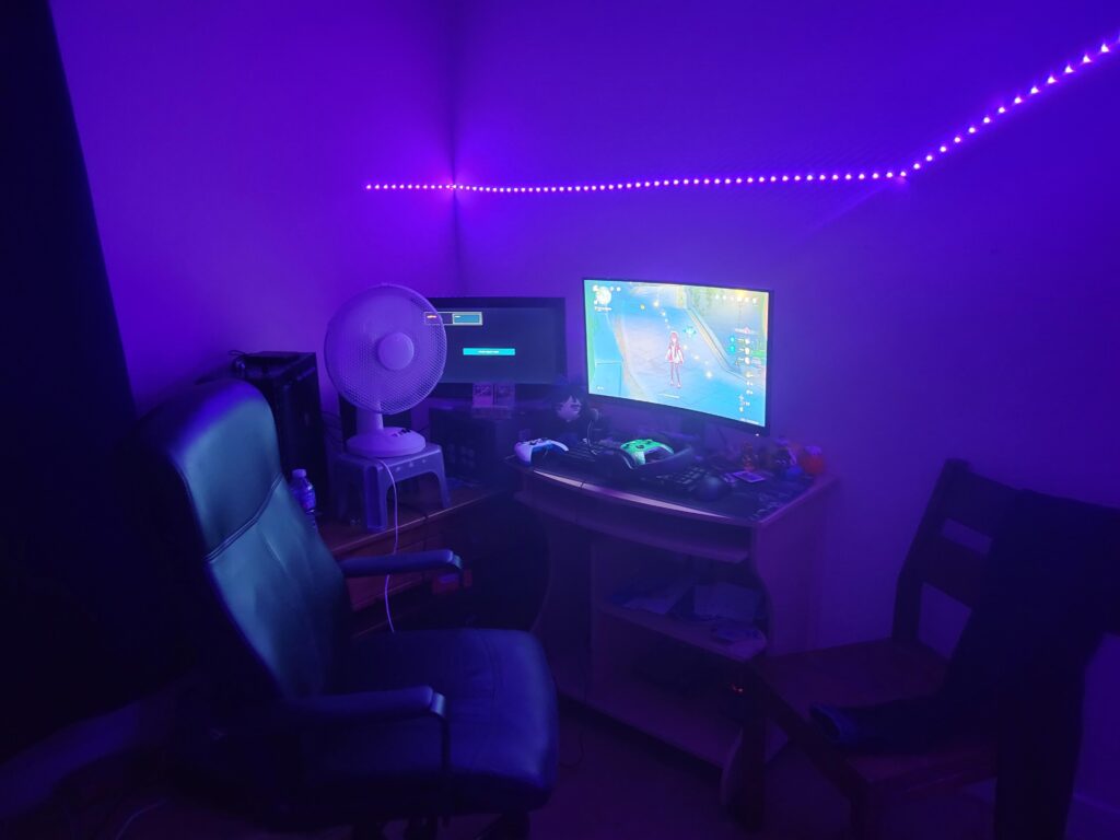Poor man's gamer setup