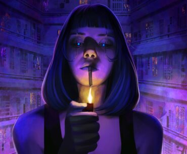 oldish cyberpunk illustration