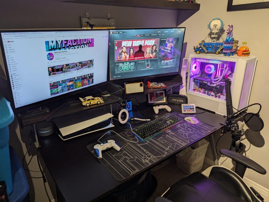 How's my Battle-Station? Any advice for a clean USB hub for more inputs. A & C.