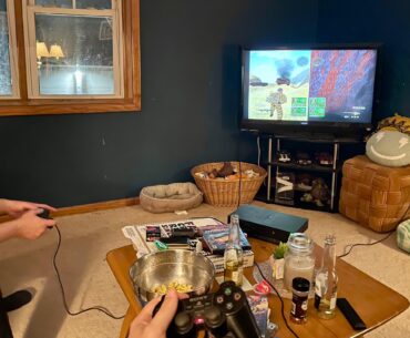 I found my PS2 and a few games while digging through my family’s storage. Ordered a pizza, grabbed some beers, and played couch co-op with a buddy for the first time in 20 years. Good times.