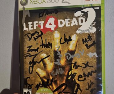 Received a copy of Left 4 Dead 2 signed by the dev team at Valve