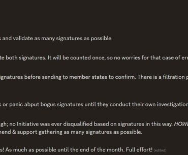 Important Update about the Signatures of Stop Killing Games ECI