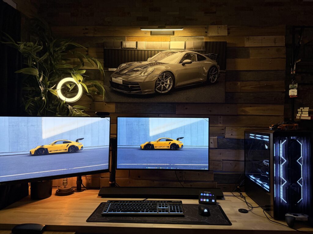 Moved some lighting around