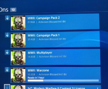 what content packs do I need to reinstall warzone