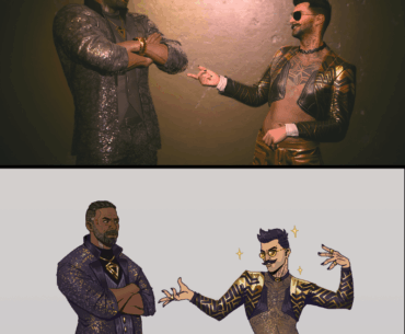 Thanks to the updated photomode, I was able to make a "close nough" in-game version of my old meme about Reed being a killjoy :D