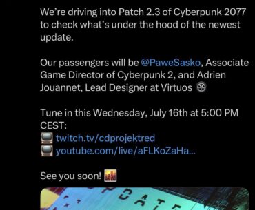 Patch 2.3 incoming