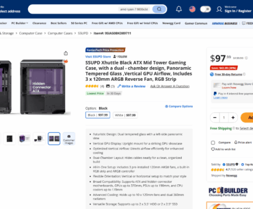 30% off!!-- SSUPD XHUTTLE ATX Mid-Tower is now during Newegg!!