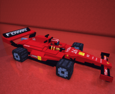 I made a F1 Ferrari Car in Minecraft with Display Entities