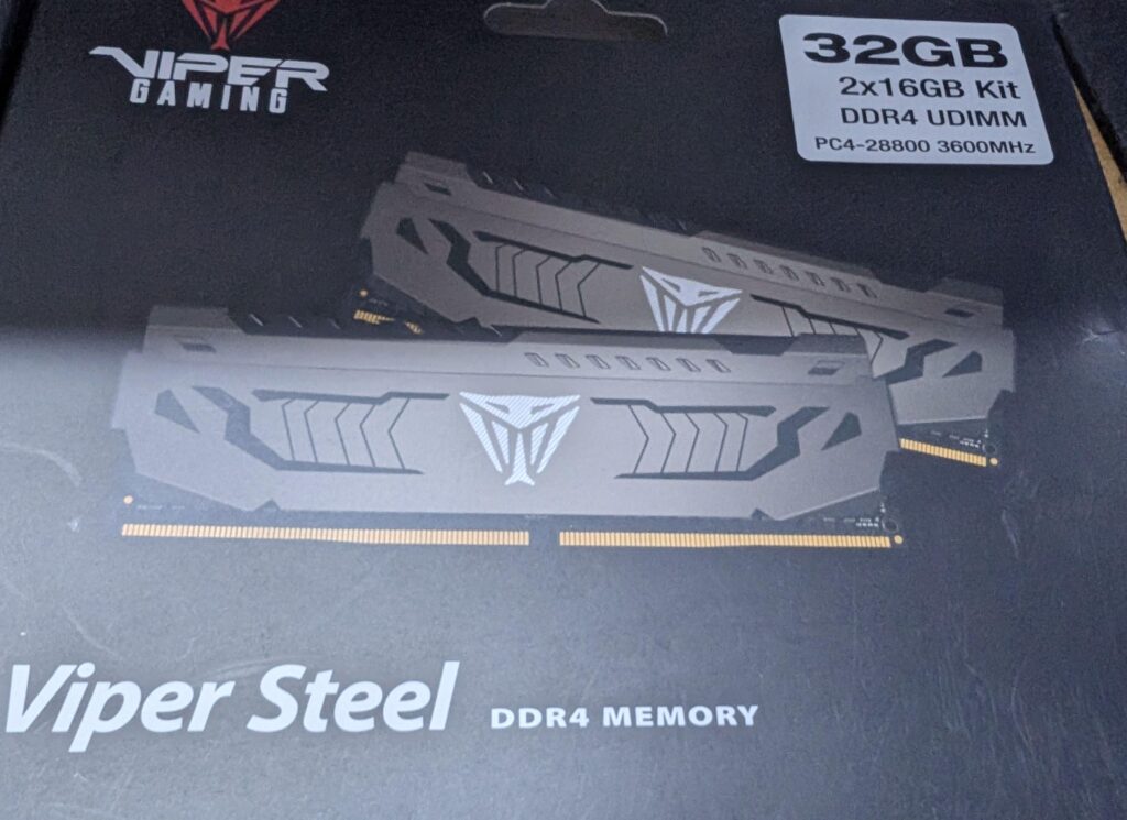 Got patriot viper steel ddr4 32gb (16x2)