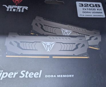Got patriot viper steel ddr4 32gb (16x2)