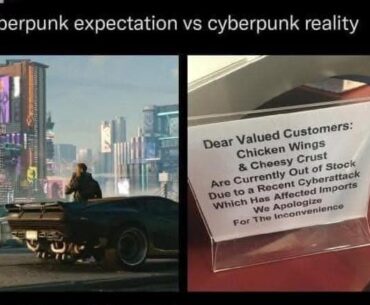 'Cyberpunk Expectation vs Cyberpunk Reality'