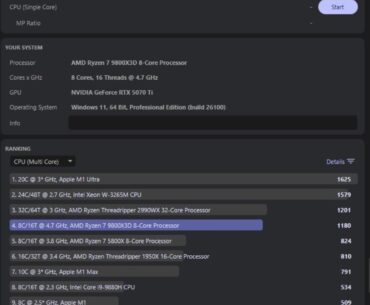 Normal results for 9800x3d Stock?