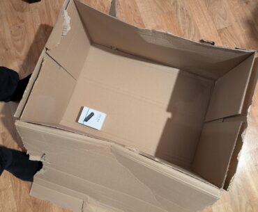 The size of the box my fan hub arrived in. I think they did it for shit and giggles