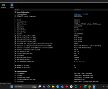Ryzen 7 7840HS is limited to 30W in Cinebench R23