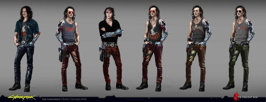 Which Johnny concept art would you have liked in the game?