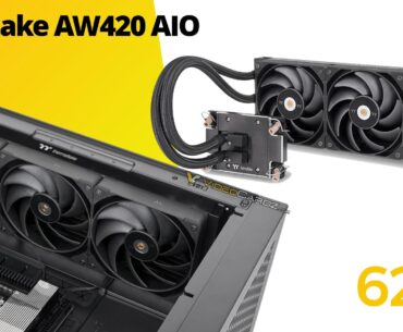 Thermaltake AW420 AIO liquid cooler supports up to 625W TDP