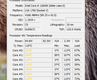 Is this bad? Very hot temps on 12th i5-12600K. Additionally, my CPU fans don't seem to increase in speed when its hot