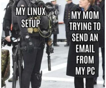 Mom vs Linux