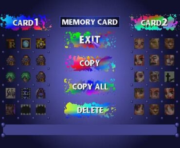 Young gamers these days don't know about memory card hardships...