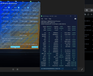 Worlds First! Sub 59ns (58.7ns) *9800X3D Aida64 Mem Benchmark!