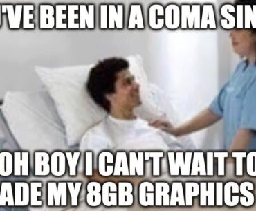 Buying Nvidia midrange cards be like.