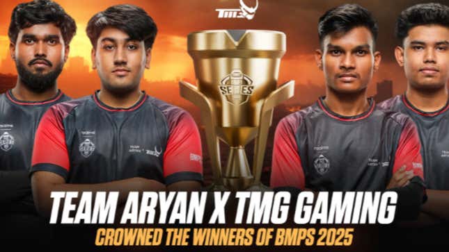 A group shot of Team Aryan x TMG Gaming