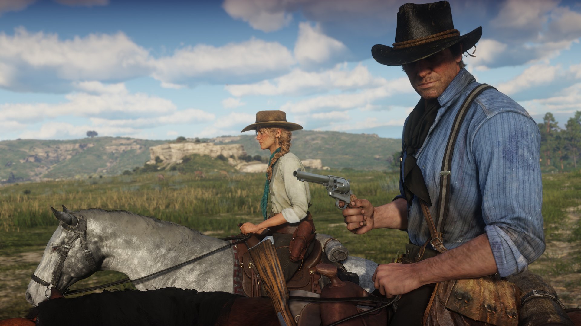 An in-game screenshot of Red Dead Redemption 2.