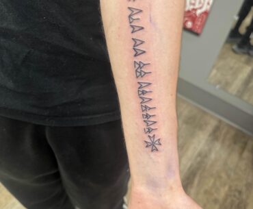 My friend got the SoE sword symbols tattooed on his forearm!