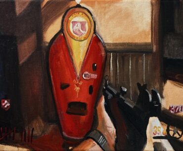 I made an oil painting of Vulture Aid