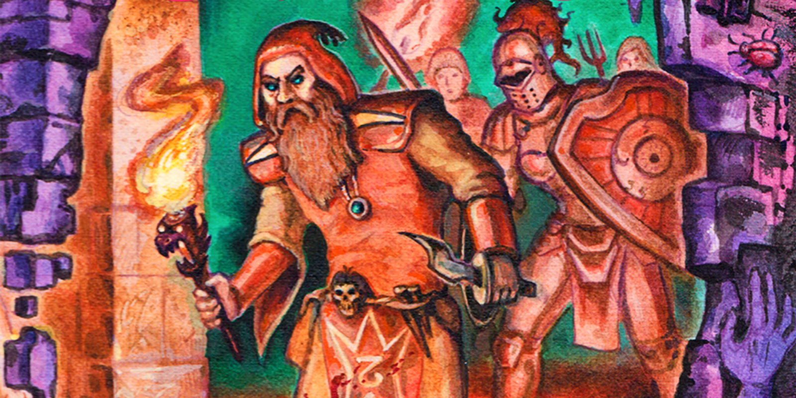 A detail from Dungeon Crawl Classics reference booklet cover art