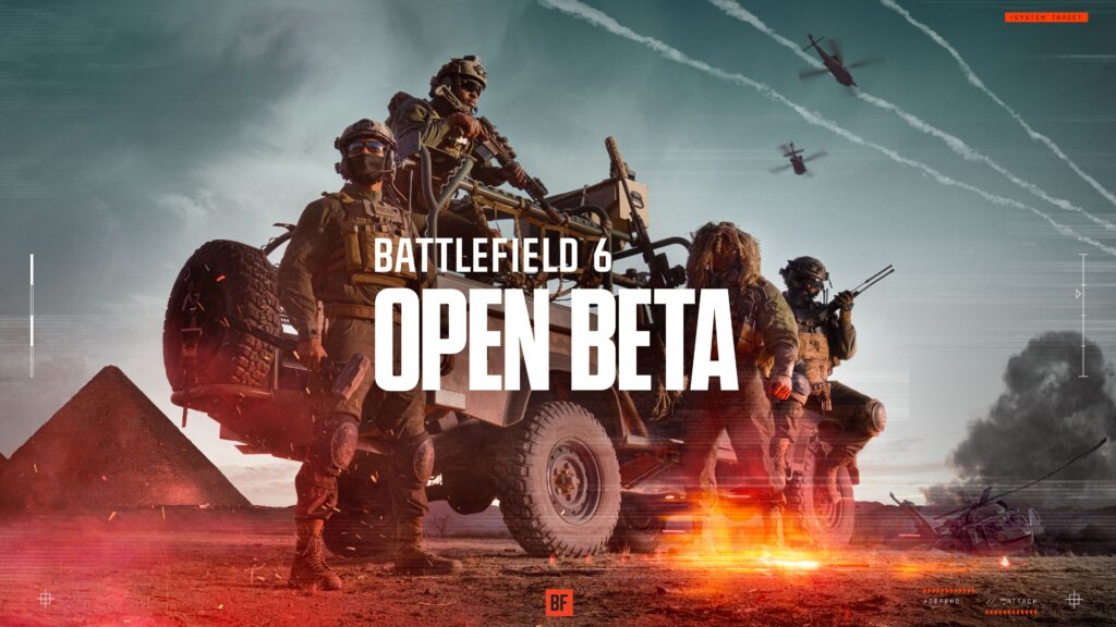 LOCK AND LOAD FOR THE BATTLEFIELD 6 OPEN BETA EA Wordmark - Light