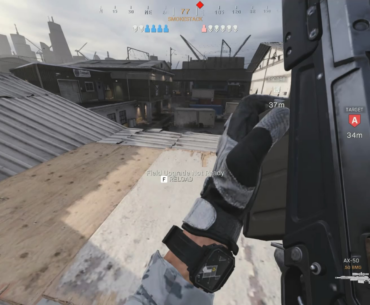 Hit a distant trickshot on a hardscoper + reactions!